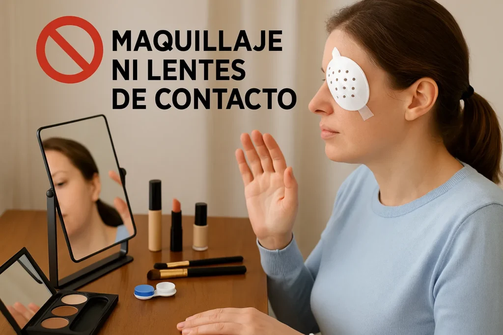 Qué no se debe hacer después de una cirugía de cataratas