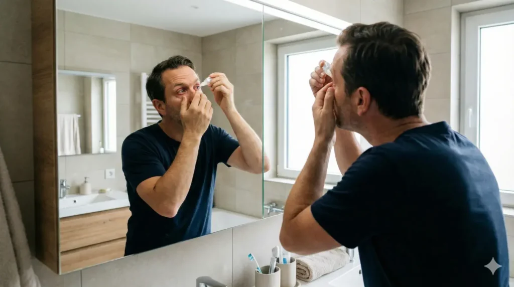 Síntomas normales después de una operación de cataratas