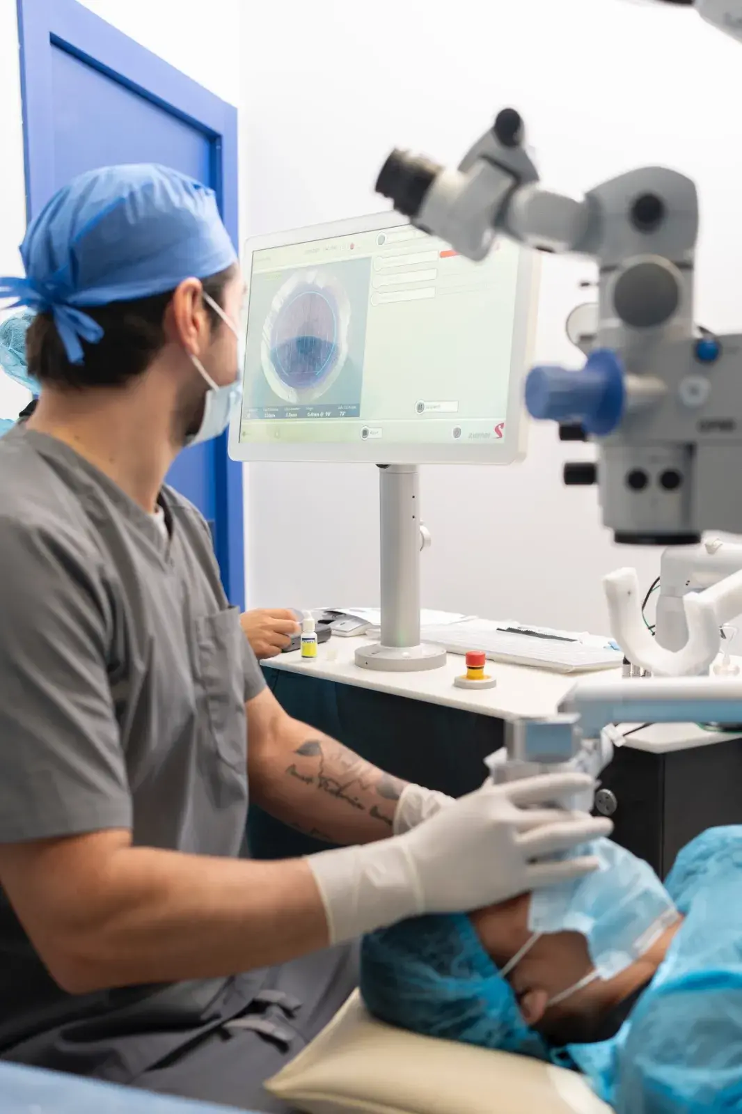 Procedimiento Clear para ojos